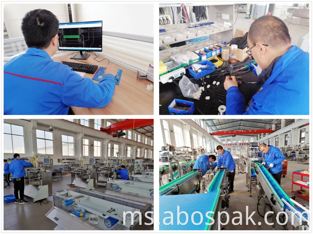 Makanan Pieces Group Bungkus Sekunder Box Automatik Motion Flow Banting Bag Sealing Packing Packaging Machinery